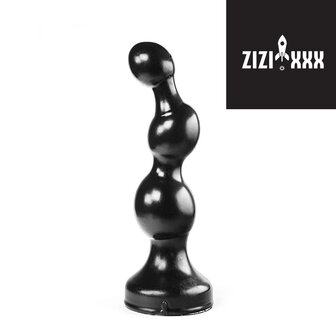 ZiZi Buttplug Bolls 20 x 4,5 cm - zwart