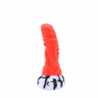 Kiotos Monstar - Dildo Beast No. 51 - Oranje/Wit/Zwart