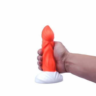 Kiotos Monstar Dildo Beast No. 52 - oranje/wit