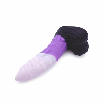 Kiotos Monstar XXL Dildo Beast No. 53 - paars/zwart/wit