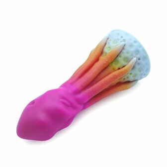 Kiotos Monstar XXL Dildo Beast No. 54 - roze/oranje/wit