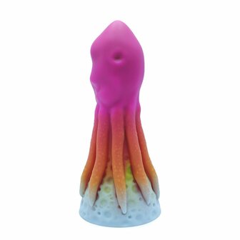 Kiotos Monstar XXL Dildo Beast No. 54 - roze/oranje/wit