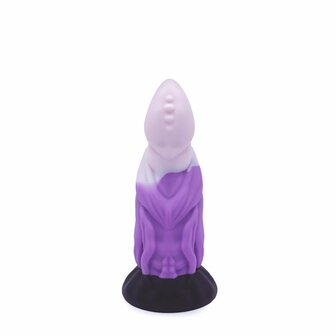 Kiotos Monstar - XXL Dildo Beast No. 55 - Paars/Zwart/Wit