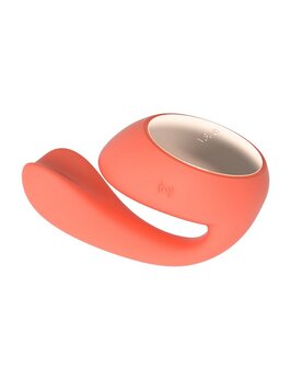 LELO - Ida Wave - dual stimulation Vibrator Met wave motion technologie En App Control - koraal