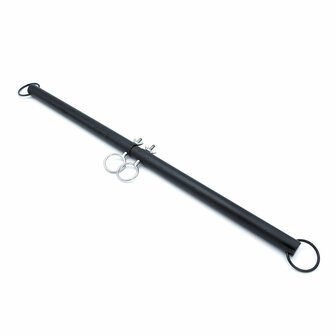 Zwarte verstelbare RVS spreader bar / spreidstang