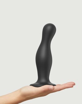 Strap-On-Me Dildo Plug Curvy - zwart - maat XL