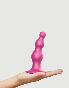 Strap-On-Me Dildo Plug Beads - metallic roze - maat S