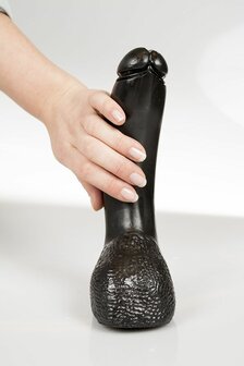 Dark Crystal Dildo 21,5 x 5cm - zwart