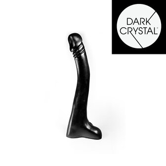 Dark Crystal XXL Dildo 30,5 x 3,7 cm - zwart