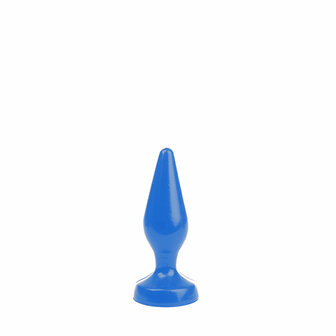 I Love Butt - Klassieke Buttplug - XS - blauw