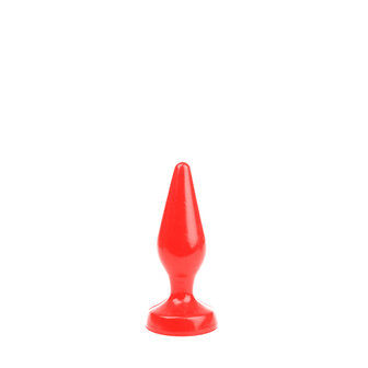 I Love Butt - Klassieke Buttplug - XS - rood