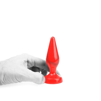 I Love Butt - Klassieke Buttplug - XS - rood