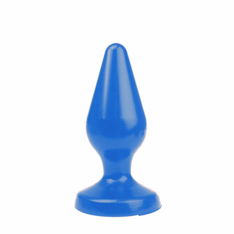 I Love Butt - Klassieke Buttplug - XL - blauw