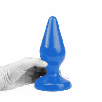 I Love Butt - Klassieke Buttplug - XL - blauw