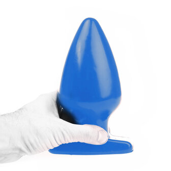 I Love Butt Dikke Buttplug - L - blauw