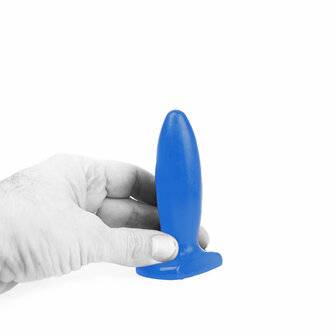 I Love Butt - Slanke Buttplug - S - blauw