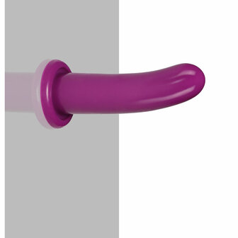 Lovetoy - Holy Dong Jelly Dildo Van vloeibare Siliconen 15.5 cm - Paars