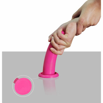 Lovetoy - Holy Dong Jelly Dildo Van vloeibare Siliconen 15.5 cm - Paars