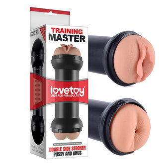 Lovetoy - Training Master Dubbele Masturbator Pussy en Ass