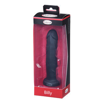 Malesation - Anaal Dildo - Billy - 17.5 x 3.6 cm - Zwart - Siliconen