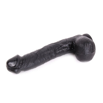 Dinoo King-size Dildo Curved 31 x 5.5 cm - zwart