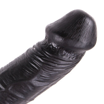 Dinoo - XXL Dildo - Curve - 31 x 5.5 cm - Zwart