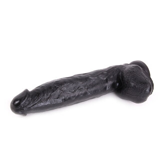 Dinoo King-Size Dildo Cock Monster 28 x 5,5 cm - zwart