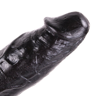 Dinoo King-Size Dildo Cock Monster 28 x 5,5 cm - zwart