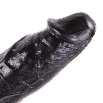 Dinoo - XXL Dildo - Monster 28 x 5,5 cm - Zwart