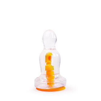 Dinoo Primal Desires Extra Grote Dildo met Zuignap Velo 23x 8.8 cm - transparant