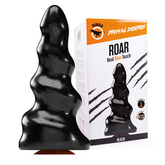 Dinoo Primal Desires Extra Grote Dildo met Zuignap Roar - zwart