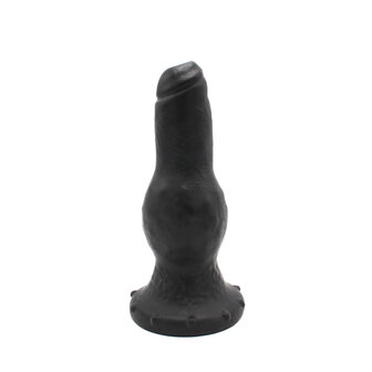 Dinoo XXL Dildo met bolvormige verdikking van TPE - zwart