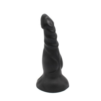 Dinoo XXL Dildo Horse Dong van TPE - zwart