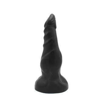 Dinoo XXL Dildo Horse Dong van TPE - zwart