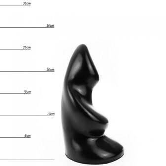 Dinoo Dildo HUNG Grim 26 x 7 cm - zwart