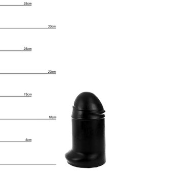 Dinoo - Dildo HUNG - Snapp 16 x 8 cm - Zwart