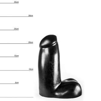 Dinoo Dildo Karonga 23,5 x 9,5 cm - zwart