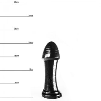 Dinoo - Dildo - Saurus - 21,5 x 8 cm - Zwart