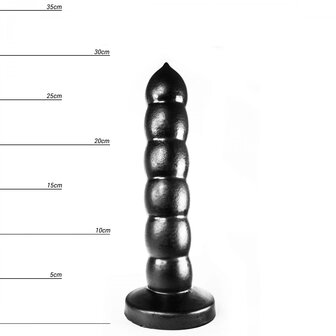 Dinoo Dildo Mega 29 x 5,5 cm - zwart