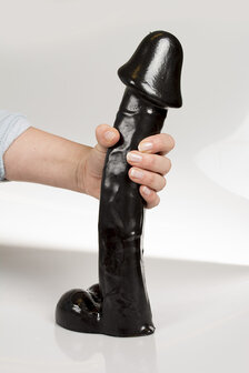 Dinoo - Dildo - Krito - 33 x 7,8 cm - Zwart