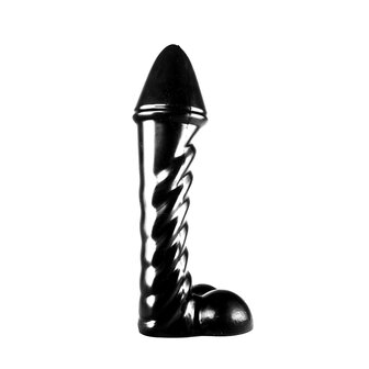 Dinoo - Dildo - Irritator - 29 x 7,6 cm - Zwart