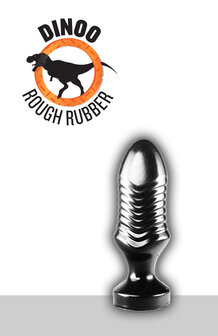 Dinoo - Dildo - Rugops - 18 x 5,4 cm - Zwart