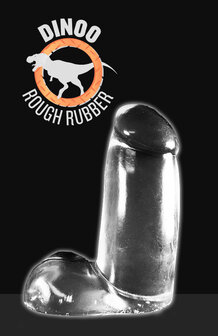 Dinoo - Dildo - Karonga - 23,5 x 9,5 cm - Transparant