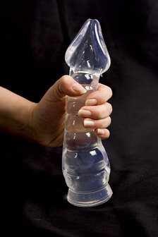 Dinoo Dildo Prenocep 25 x 6 cm - transparant