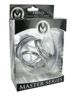Master Series Triad Cockring en Balzakring - medium