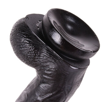 Dinoo King-size dildo Kong 26 x 4.5 cm - zwart