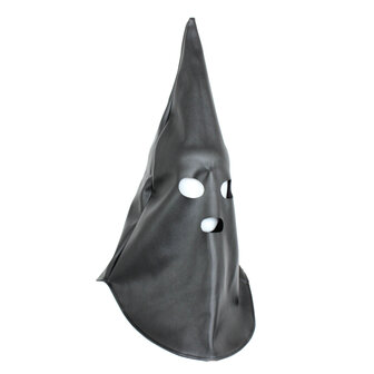 Kiotos - Zwart Middeleeuws XXX BDSM Masker Met Punt Van PVC