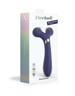 Love to Love - FIREBALL Body Massager &amp; Vibrator - indigo