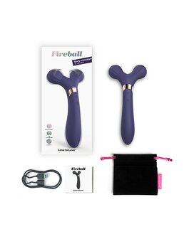 Love to Love - FIREBALL Body Massager &amp; Vibrator - indigo