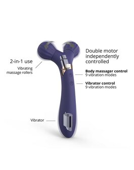 Love to Love - FIREBALL Body Massager &amp; Vibrator - indigo